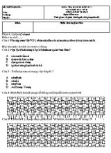 Đề kiểm tra định kỳ học kỳ I môn Lịch sử và Địa lí Lớp 4 - Năm học 2015-2016